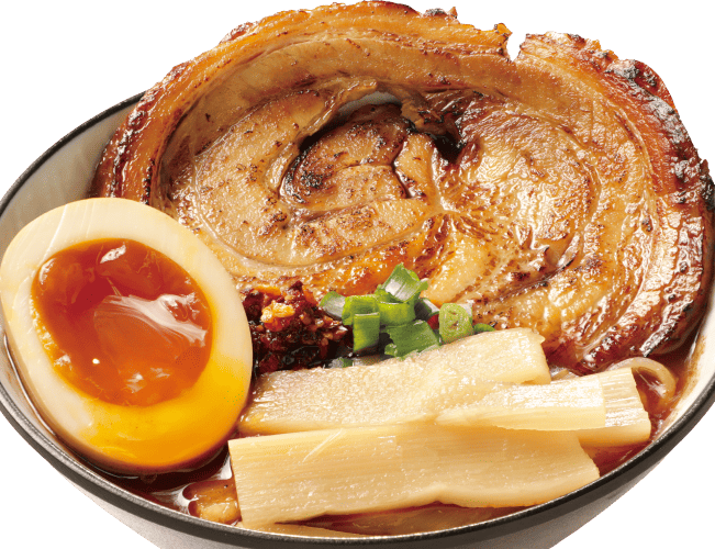 黑蒜叉燒烏冬
